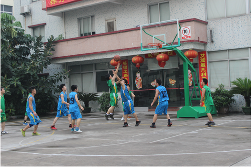 Passionate basketball game, the release of summer charm